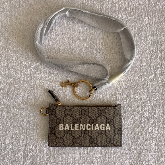 Gucci Balenciaga The Hacker Project GG Supreme Card Holder Wallet - Picture 7 of 12